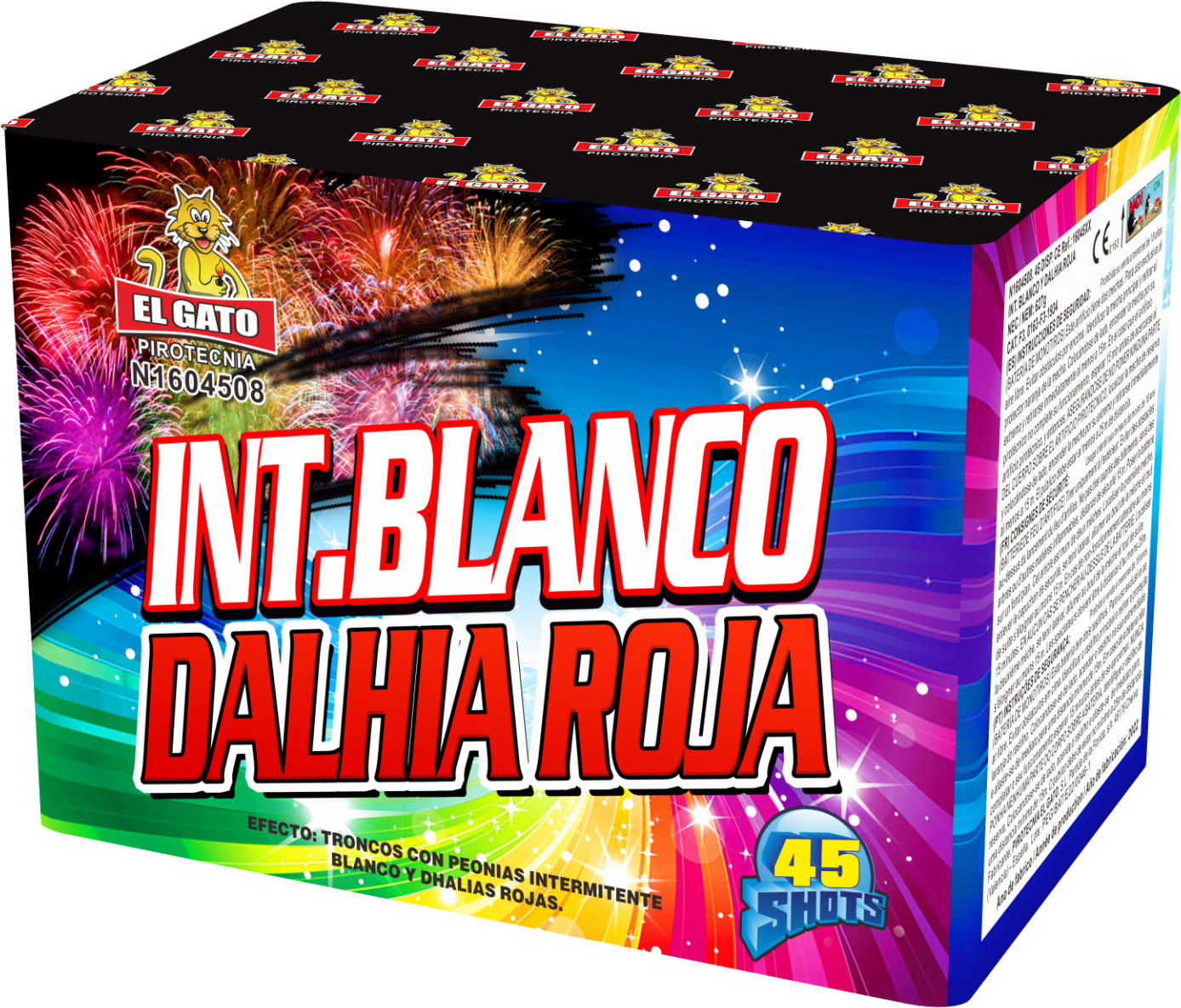 El Gato | Int. Blanco Dahlia Roja | 45-Schuss