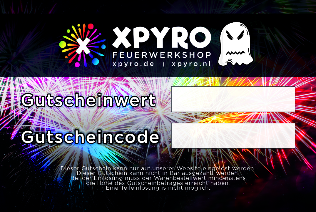 xPyro | Geschenk Gutschein - 500,00€