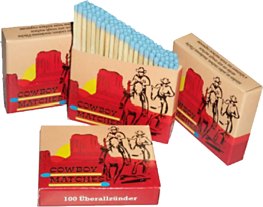 JGWB | Überallstreichhölzer-Cowboy-Matches