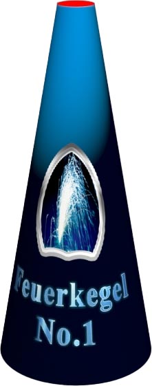 Blackboxx | Feuerkegel No.1 | Blau