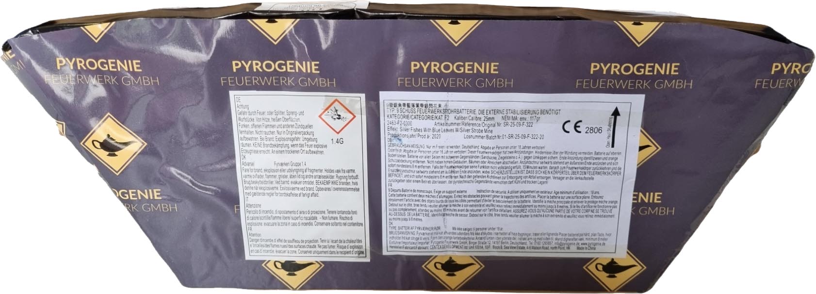 Pyrogenie | SR-322 | Silber Fische & Blaue Falling Leaves